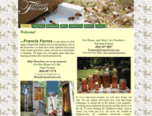 Tablet Screenshot of francisfarms.com